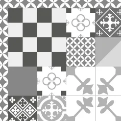 Tapis antidérapant - Ciment Style Gris - vinyle - int./ext. - Gris - 50x120cm