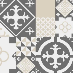 Tapis antidérapant - CS Sable - vinyle - int./ext. - Beige - 50x120cm