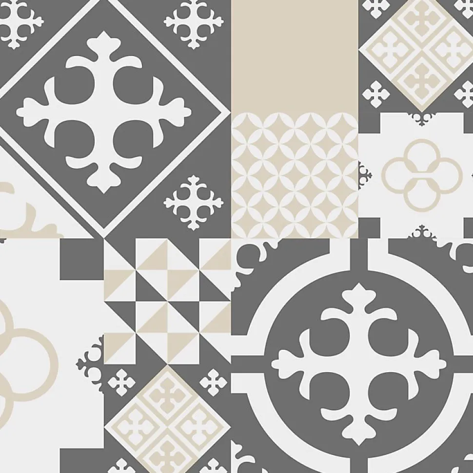 Tapis antidérapant - CS Sable - vinyle - int./ext. - Beige - 50x120cm