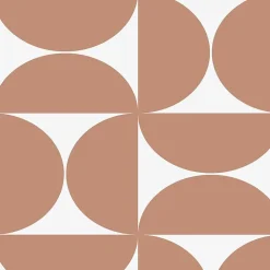 Tapis antidérapant - Equilibre - vinyle - int./ext. - Terracotta - 50x200cm