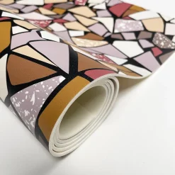 Tapis antidérapant - Fragments - vinyle - int./ext. - Multicolore - 50x120cm