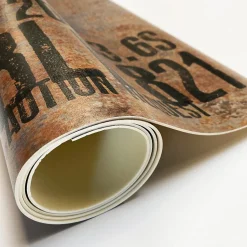 Tapis antidérapant - Full Metal - vinyle - int./ext. - Marron - 50x200cm
