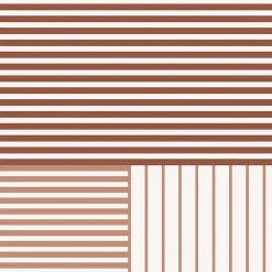 Tapis antidérapant - Géométrique - vinyle - int./ext. - Rouge - 120x200cm