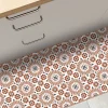Tapis antidérapant - Marsiho - vinyle - int./ext. - Orange - 50x200cm