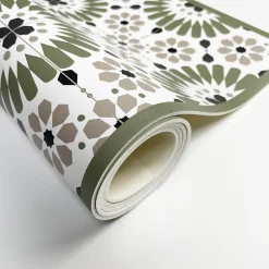 Tapis antidérapant - Marsiho - vinyle - int./ext. - Multicolore - 50x200cm