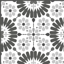 Tapis antidérapant - Marsiho - vinyle - int./ext. - Gris - 50x200cm