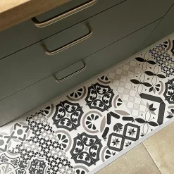 Tapis antidérapant - Naples - vinyle - int./ext. - Multicolore - 50x120cm
