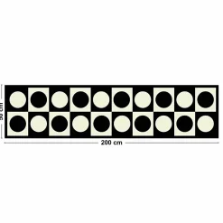Tapis antidérapant - Pop - vinyle - int./ext. - Noir - 50x200cm