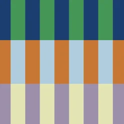Tapis antidérapant - Rythmo - vinyle - int./ext. - Bleu - 120x200cm
