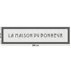 Tapis antidérapant - Tesselle - vinyle - int./ext. - Gris - 50x200cm