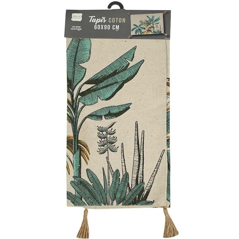Tapis Balinesia - Douceur d'Intérieur - Tapis Multicolore 60 x 90