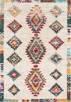 Tapis berbère Manzo multicouleurs L.170 x l.120 cm Balta