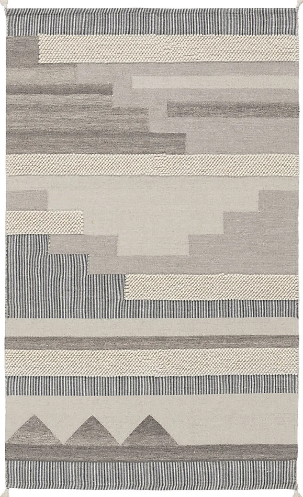 Tapis bi-fabric gris GoodHome L.230 x l.160 cm
