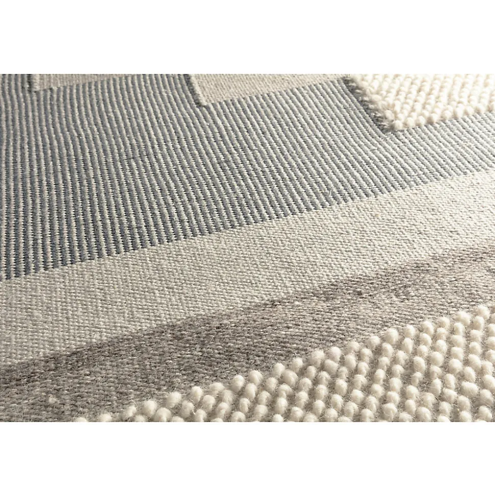 Tapis bi-fabric gris GoodHome L.230 x l.160 cm