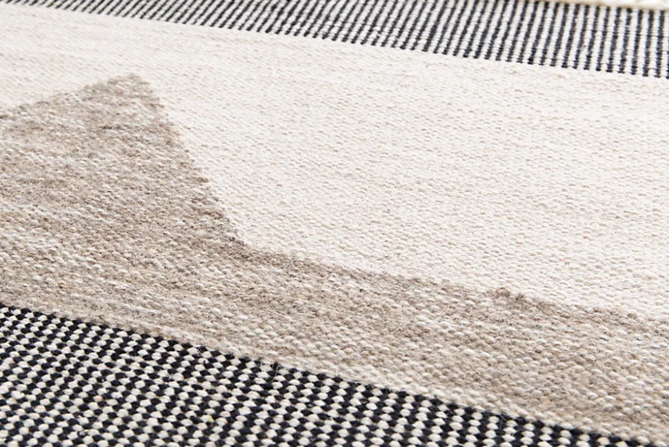 Tapis bi-fabric gris GoodHome L.230 x l.160 cm