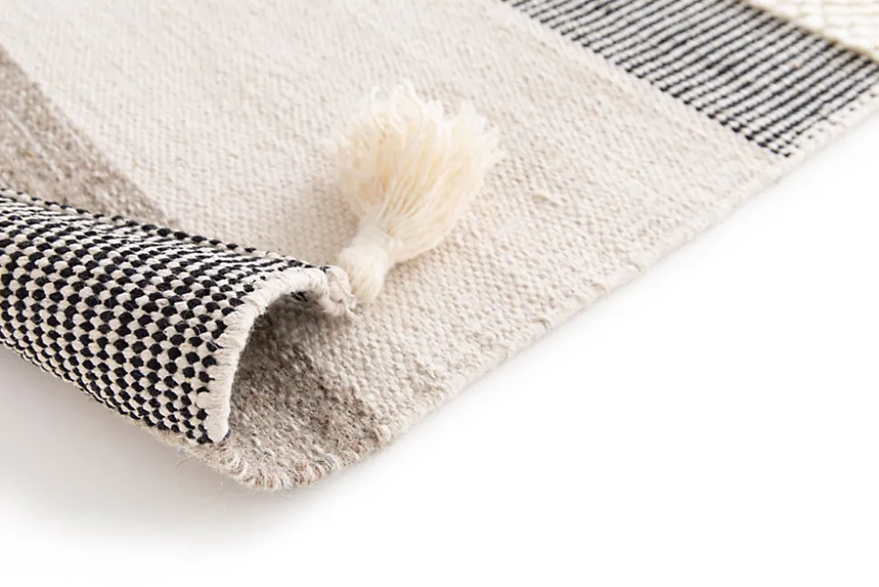 Tapis bi-fabric gris GoodHome L.230 x l.160 cm
