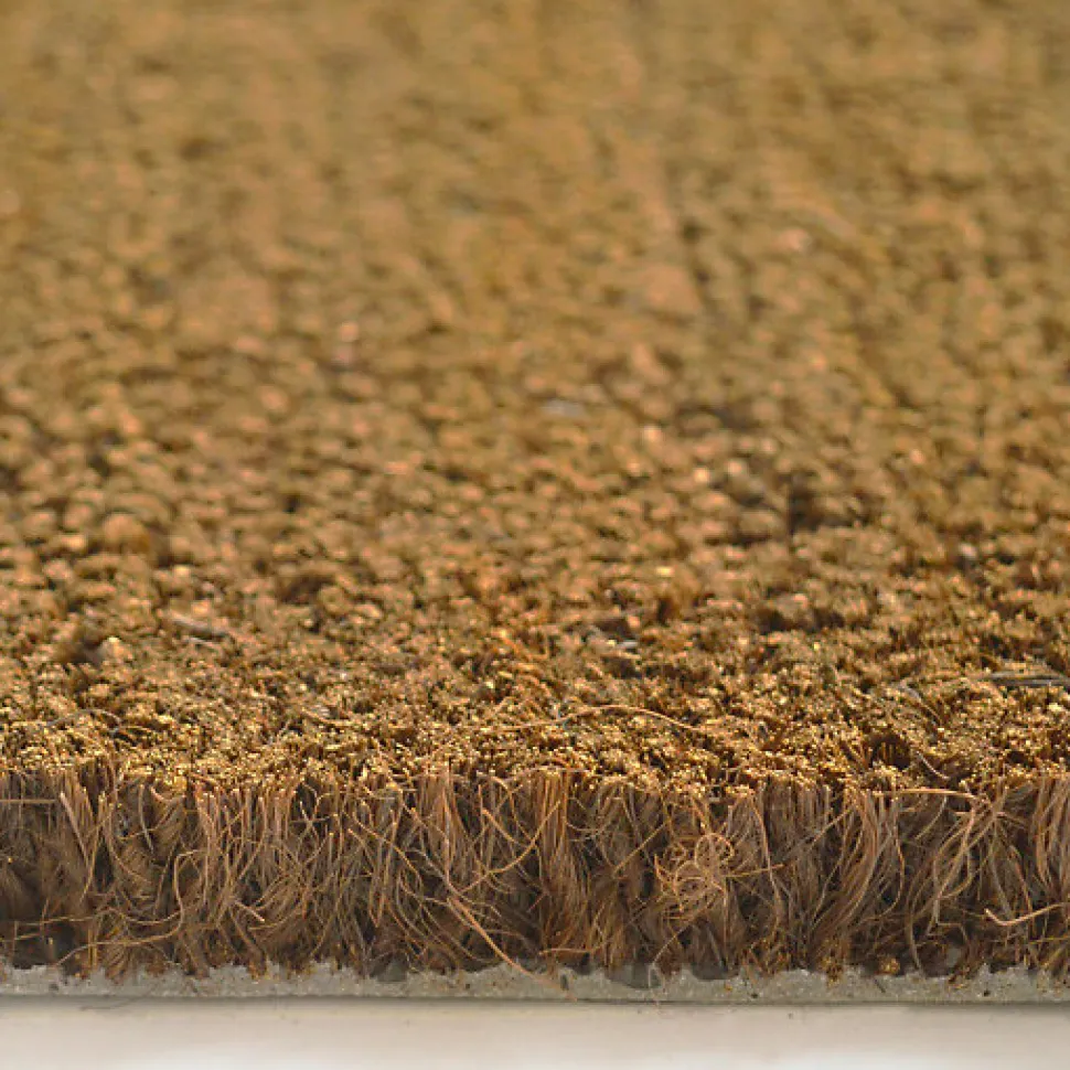 Tapis Brosse Coco - Spécial PMR-ERP - Ecru - Ep, 17 mm - Rouleau de 2m x 1m