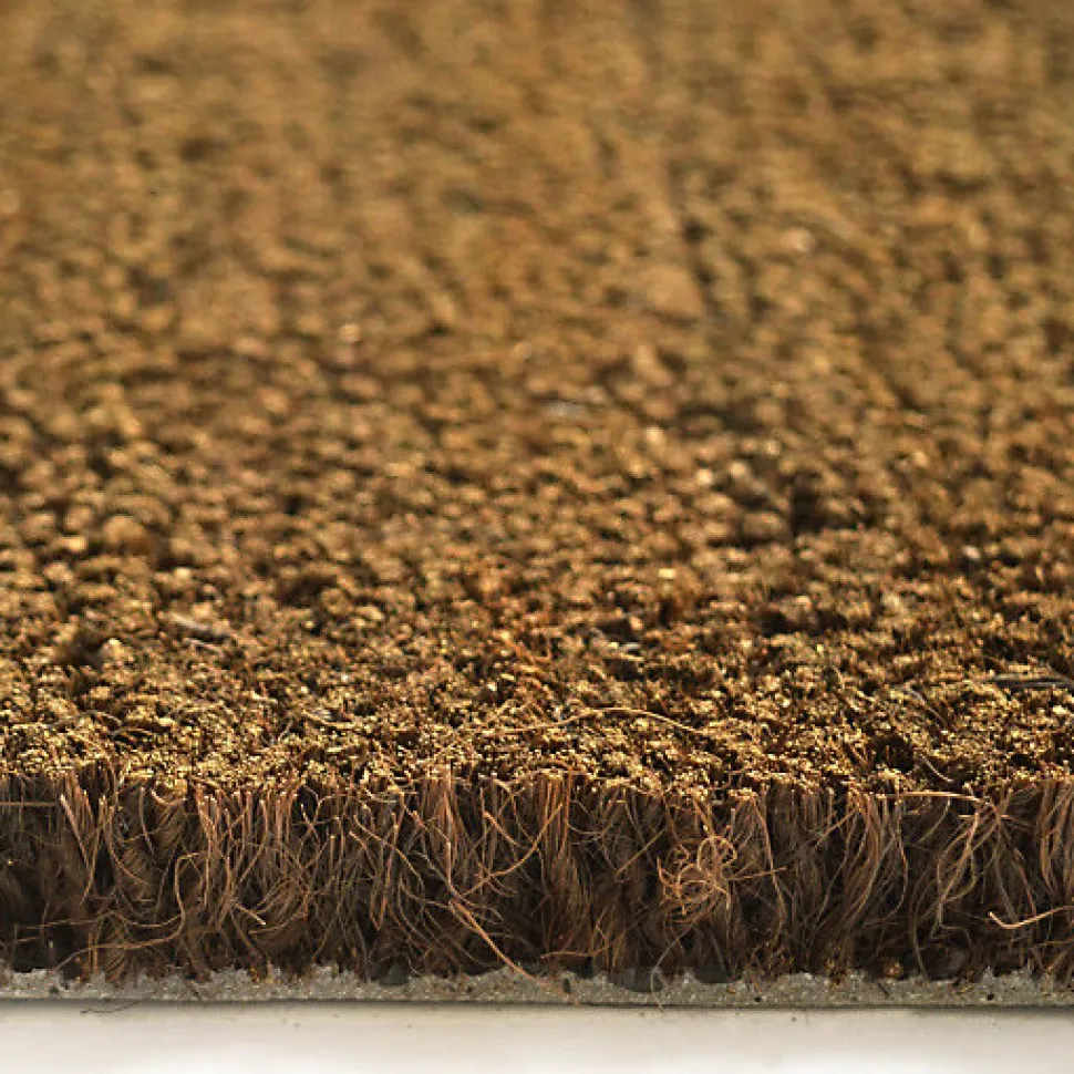 Tapis Brosse Coco - Spécial PMR-ERP - Ecru - Ep, 17 mm - Rouleau de 2m x 1m