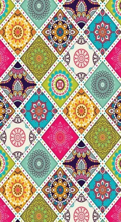 Tapis Coloré, Froid, Dimension: 50x120