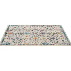 Tapis coloré pour salon ethnique rectangle berbère Athlone 190x133 CM - Multicolore