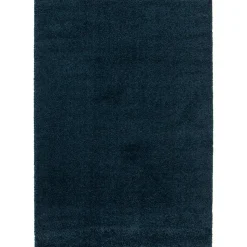 Tapis Coltrane bleu GoodHome L.90 x l.60 cm