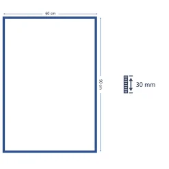Tapis Coltrane GoodHome blanc cassé L.90 x l.60 cm