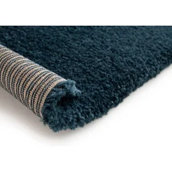 Tapis Coltrane GoodHome bleu foncé L.170 x L.120 cm