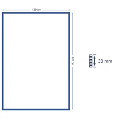 Tapis Coltrane GoodHome gris L.170 x L.120 cm