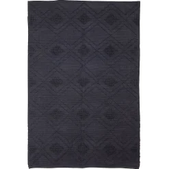 Tapis contemporain bouclette 120 x 180 cm bleu