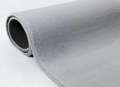 Tapis Cosy lavable, Gris, 200 x 200 cm Ronde