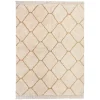 Tapis coton berbère Deko & co 120 x170 cm beige