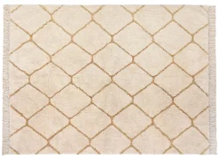 Tapis coton berbère Deko & co 160 X 230 cm beige