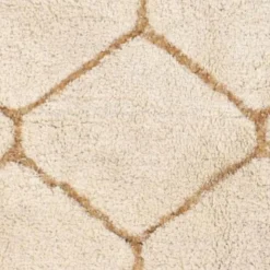 Tapis coton berbère Deko & co 160 X 230 cm beige