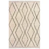 Tapis coton berbère Deko & co 160 x 230 cm gris