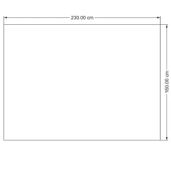 Tapis coton GoodHome L.230 x l.160 cm taupe