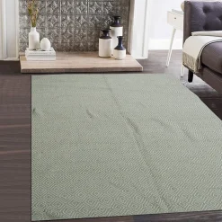 Tapis coton GoodHome L.230 x l.160 cm taupe