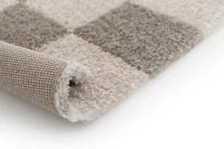 Tapis damier beige L.170 x l.120cm Balta, Release