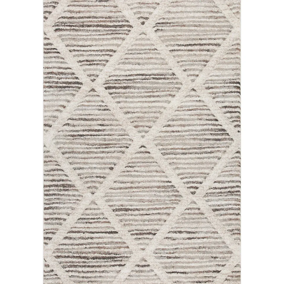 Tapis déco intérieur style berbère losanges 160x230cm