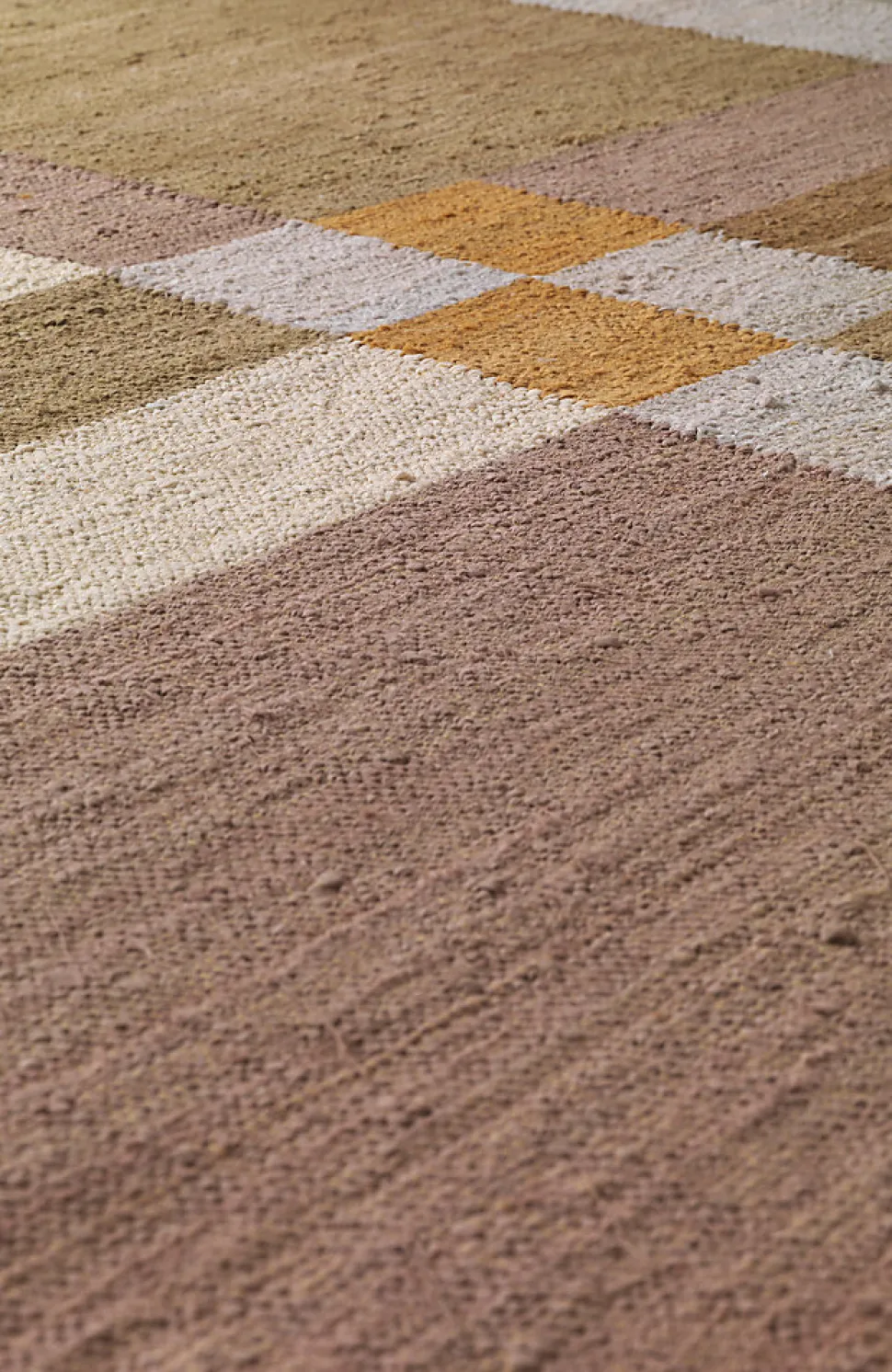 Tapis de coton multicolor 180 cm diam.