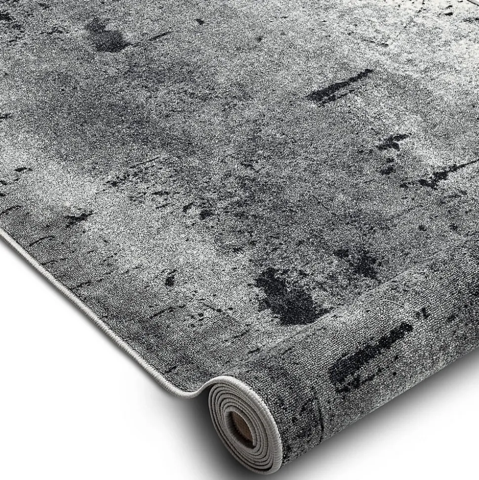 Tapis De Couloir Antidérapant Marl Béton La Gomme Gris 100 cm 100x530 cm 202061 1 szt.