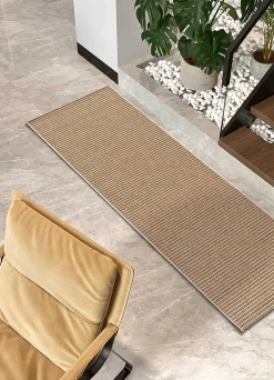 Tapis de couloir extérieur ATTICGO beige rectangulaire naturel 48x200 cm NATURA