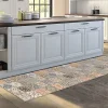 Tapis de Cuisine antidérapant en Vinyle Tuiles Persanes 50x240 cm