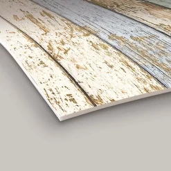 Tapis de Cuisine antidérapant en Vinyle Bois Rustique 50x300