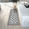 Tapis de Cuisine antidérapant en Vinyle Plancher de Style Antique 50x180 cm