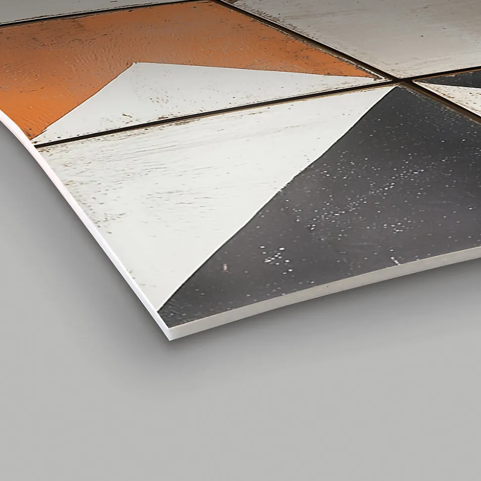 Tapis de Cuisine antidérapant en Vinyle Noir et Blanc Vintage 50x300