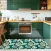Tapis de Cuisine antidérapant en Vinyle Feuilles Tropicales 50x180