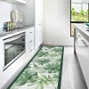 Tapis de Cuisine antidérapant en Vinyle Vert des Tropiques 50x240 cm