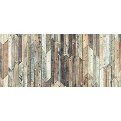 Tapis de Cuisine antidérapant en Vinyle Bois Vintage 50x120 cm