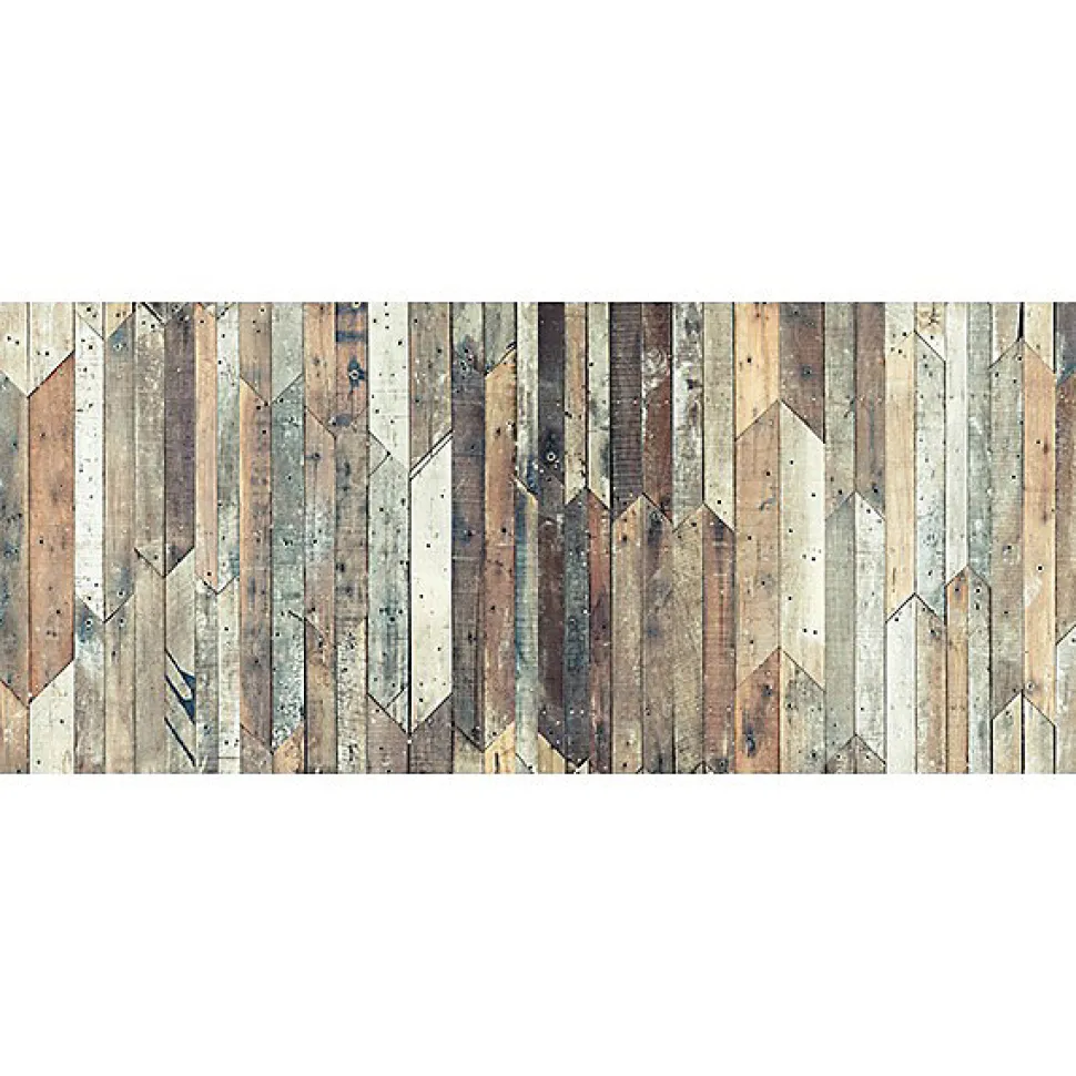 Tapis de Cuisine antidérapant en Vinyle Bois Vintage 50x120 cm