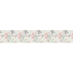 Tapis de Cuisine antidérapant en Vinyle Tissu Floral 50x300